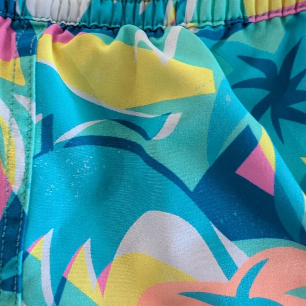 Chubbies Kids Toddler Tropical Swim Trunks - Mesh Liner - Size 6 - Picture 4 of 5